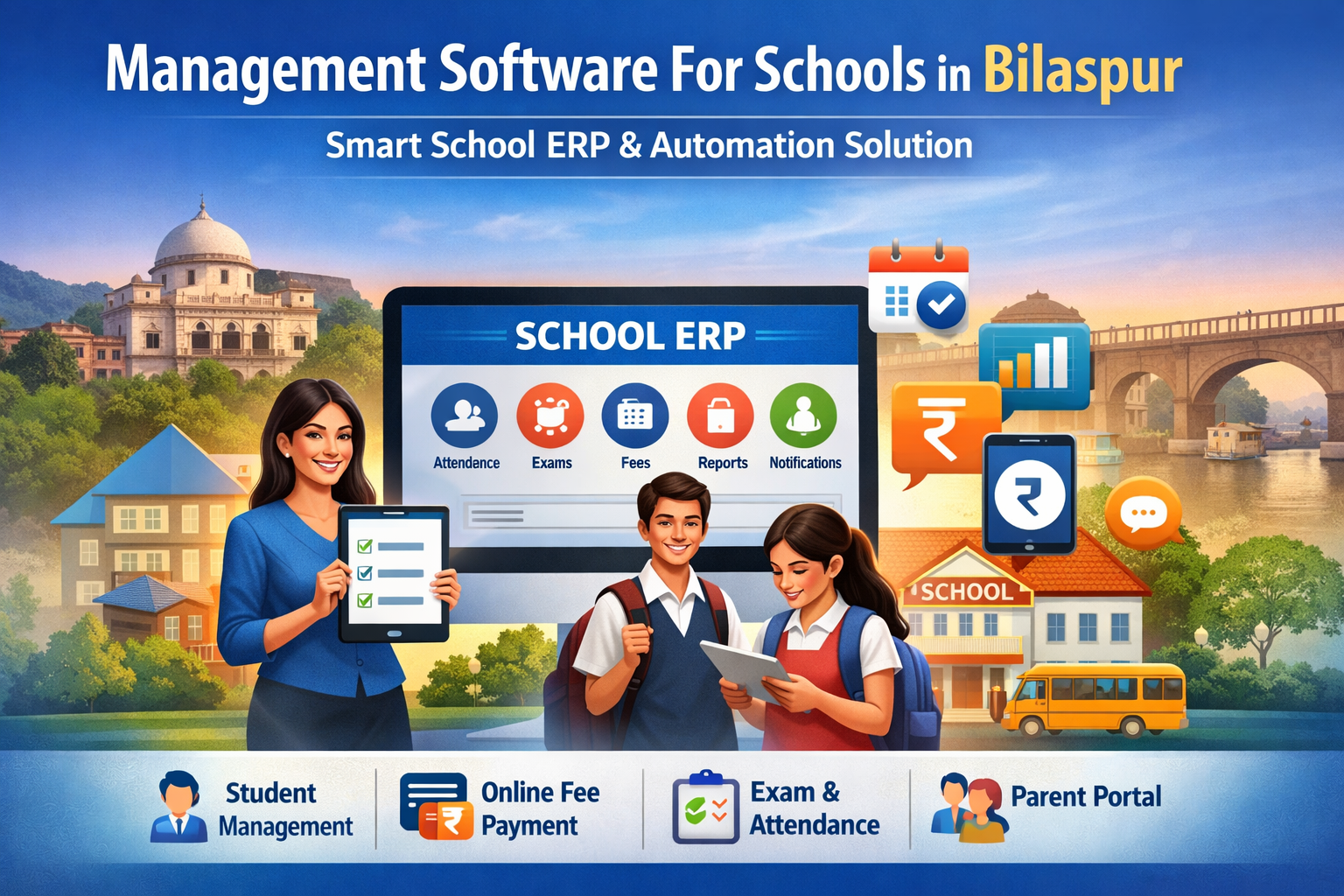 Management Software for Schools in Bilaspur